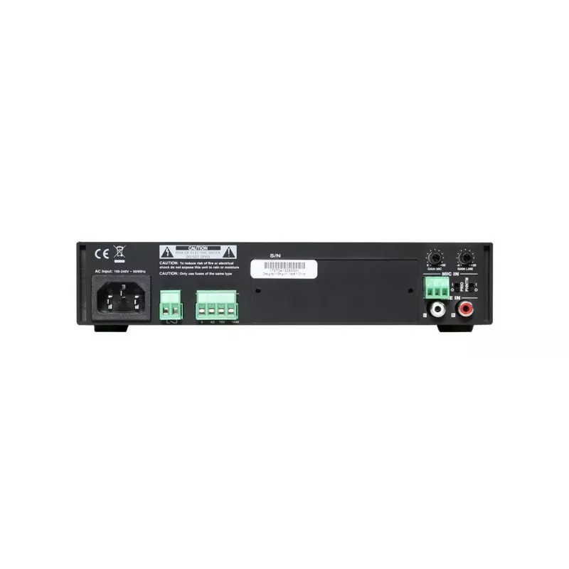 Amplificador de megafonía Audac AUDAC COM108 80W 100V