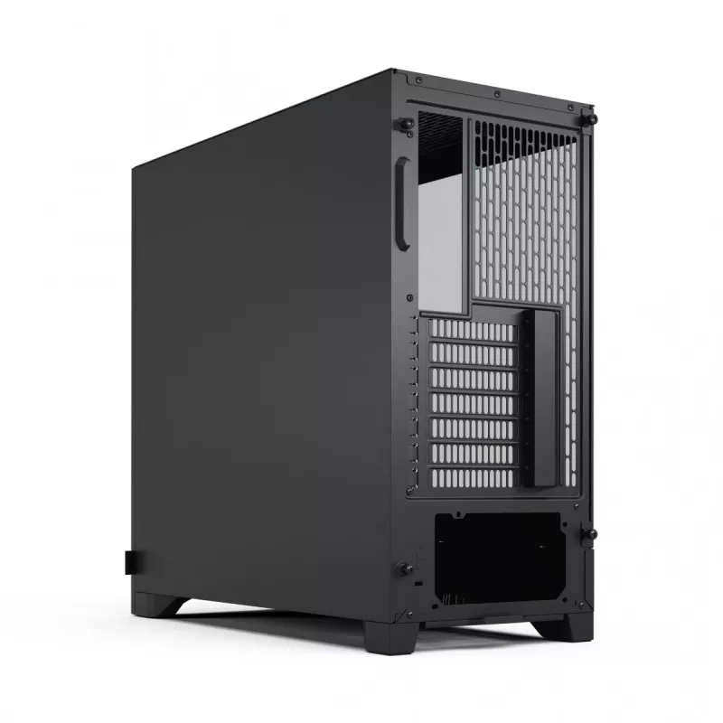 Caja de PC semitorre Fractal Design Pop 2 Air negra sólida — compatible con ATX, 3 ventiladores frontales de 120 mm, bahías de 2,5/3,5