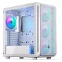 Caja de PC Endorfy Arx 700 ARGB, torre Midi, ATX, cristal templado - incluye 4 ventiladores ARGB de 140 mm, blanco (EY2A017)