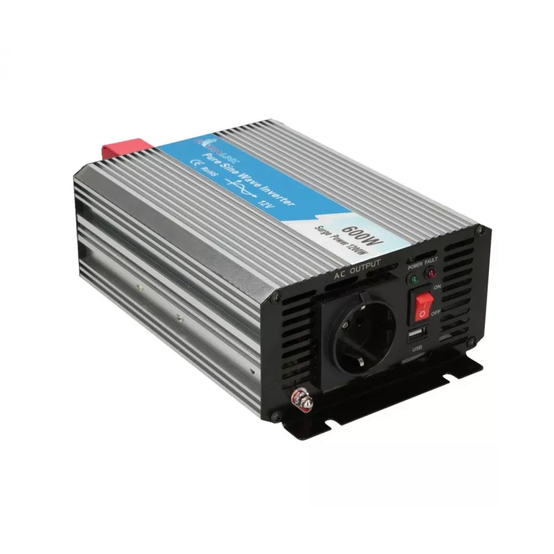 Convertidor de tensión Extralink OPIP-600W 12V 600W onda sinusoidal pura