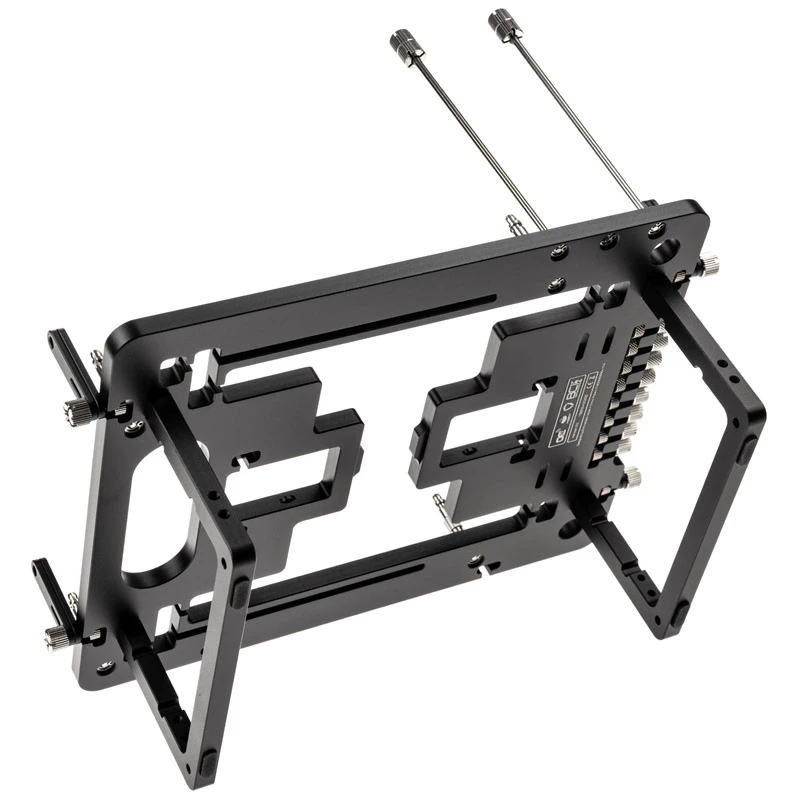 Streacom Benchtable BC1 Mini V2 negro – chasis compacto de estructura abierta con refrigeración pasiva
