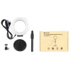 Lámpara LED anular Puluz con trípode ajustable PU391