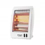 Adler | Calefactor | AD 7709 | Calefactor halógeno | 800 W | Número de niveles de potencia 2 | Blanco