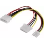 Cable de extensión Renkforce RF-4166421 1x conector macho de alimentación IDE a 1x conector hembra de alimentación IDE