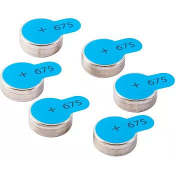 Intenso Energy A675 Pilas de zinc-aire para audífonos