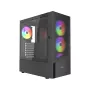Gembird Fornax 4300 CCC-FC-4300 caja gaming ATX Midi Tower, cristal templado, ventiladores ARGB, 2x USB 3.1, 1x USB 2.0, negra
