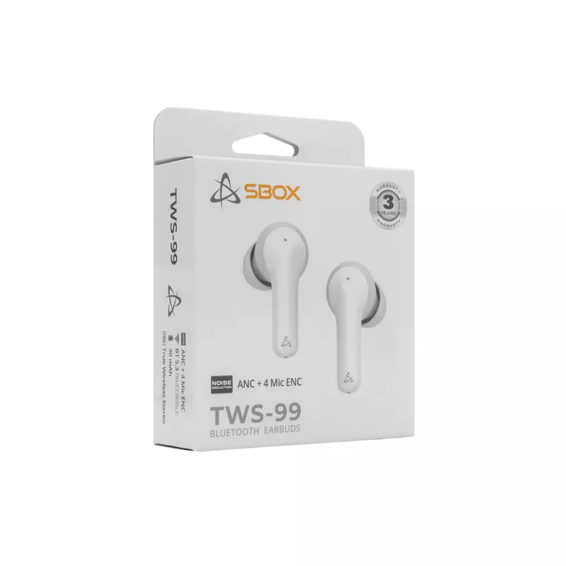 Auriculares SBOX EB-TWS99 blancos