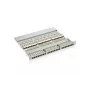 Equip panel de parcheo 48 puertos Cat.6 apantallado, negro, RJ-45, oro, Cat6, montaje en rack, 1U, negro