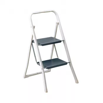 Escalera de peldaños RAYEN 0135 – 2 peldaños, ligera, portátil