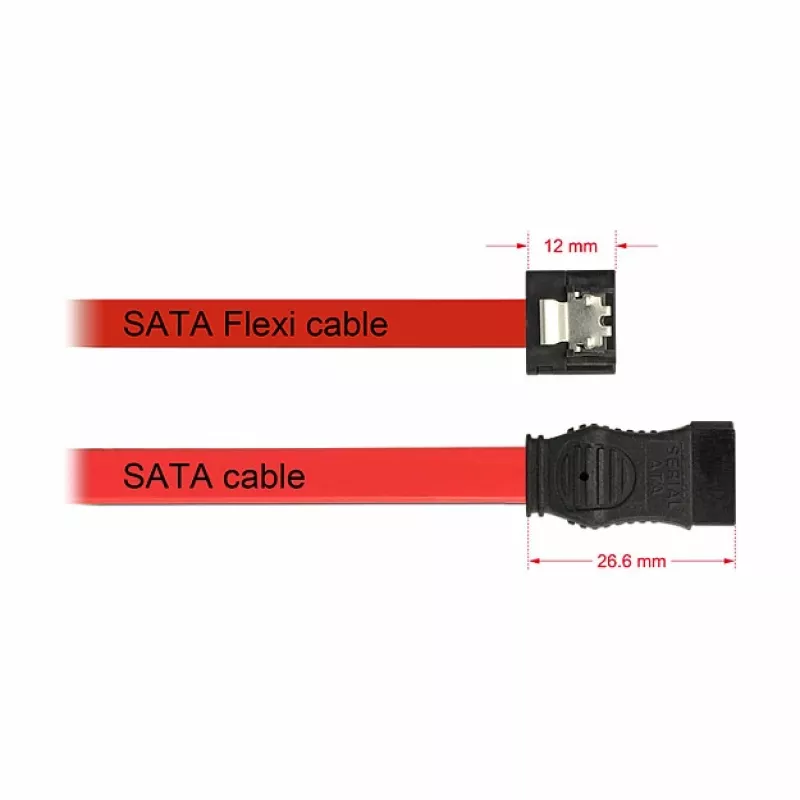 Cable SATA DeLOCK 0,1 m 2xSATAIII
