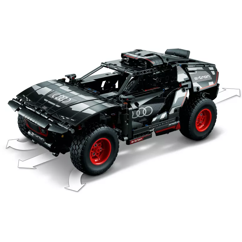 LEGO Technic Set de construcción todoterreno Audi RS Q e‑tron 42160 — 914 piezas, edad recomendada 10+