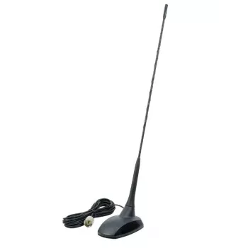 Antena CB PNI Extra 48 con base magnética de neodimio Negra