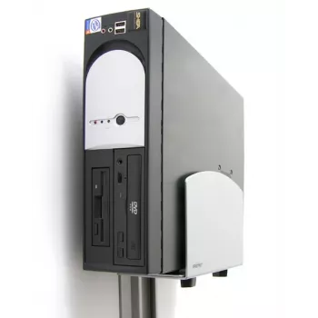 Soporte vertical universal para CPU Ergotron - soporte para unidad de sistema - plateado (97-468-202)