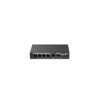 Switch PoE gestionado RUIJIE RG-ES206GS-P — L2, 6x Gigabit RJ-45, 1x SFP, 4 puertos PoE (presupuesto 54 W), 12 Gbit/s, gestionado en la nube