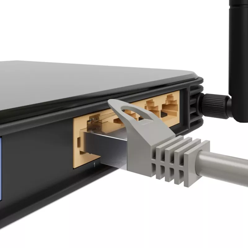 Cable de parcheo de red Extralink Cat5e UTP 5 m — RJ-45 a RJ-45, gris