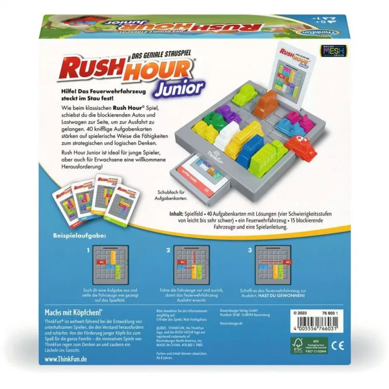 Rush Hour Junior 2024, juego de puzle