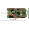 Set de construcción Cobi modelo de tanque Leopard I — 147 piezas, a partir de 6 años, marrón/verde