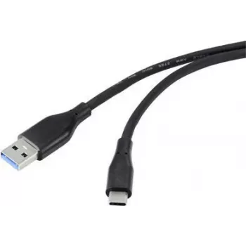 Cable USB USB 3.2 Gen1 3.0 3.1 conector macho USB-C 2,00 m negro (RF-4995176)
