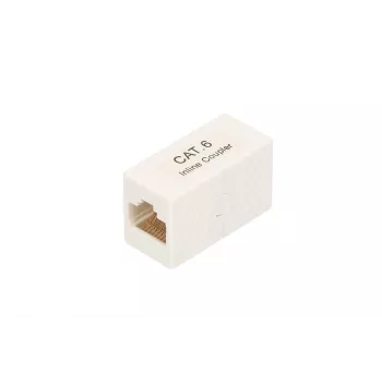 Toma de conexión Extralink RJ45 CAT6 UTP, plástico, blanco, 1 ud.