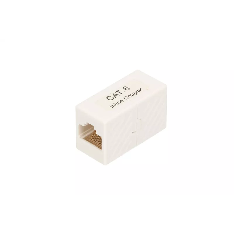 Toma de conexión Extralink RJ45 CAT6 UTP, plástico, blanco, 1 ud.