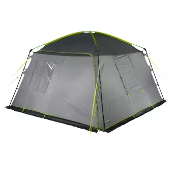 Pabellón Cabana (gris/lima, 3,5 m x 3,5 m)