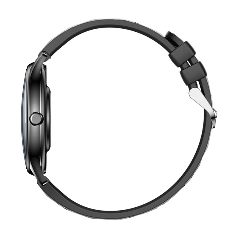 Smartwatch Colmi L28 con correa de silicona negra y correa de piel negra