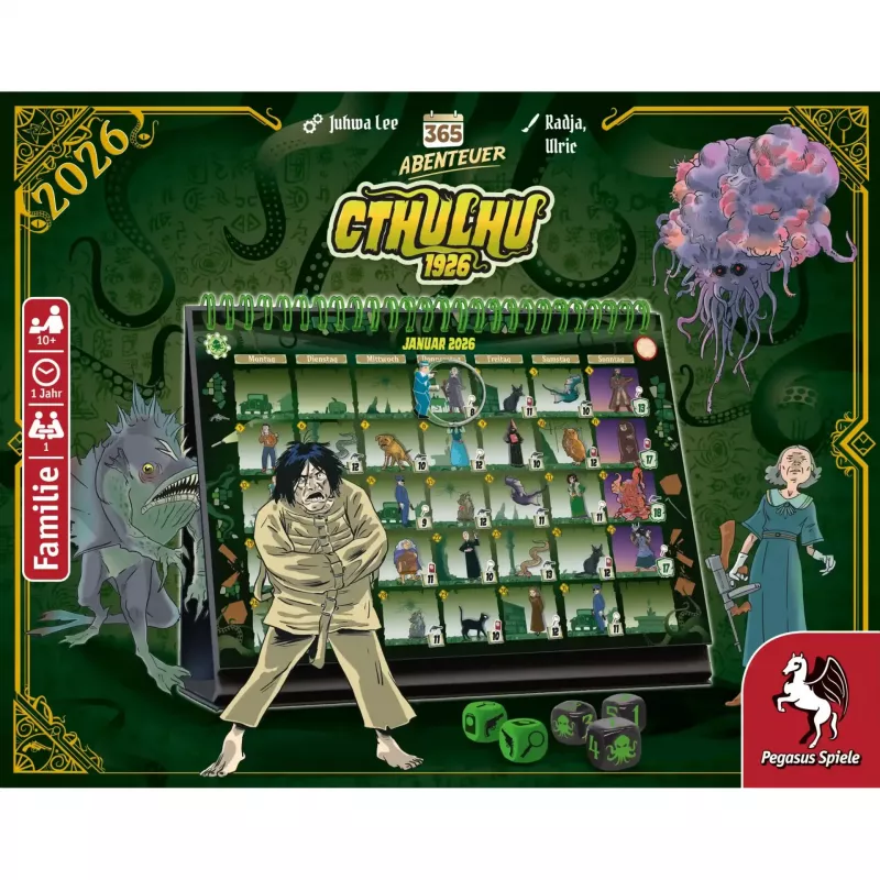 365 adventure - Cthulhu 1926 (Edición 2026), juego de rompecabezas