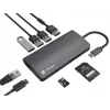 Base de acoplamiento NATEC NMP-2162 USB 3.2 Gen 1 Type-C gris con cable