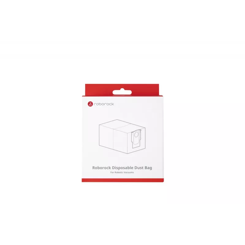 Accesorio para aspirador | ROBOROCK | Bolsa de polvo desechable | Para Qrevo/Qrevo MaxV/S8 MaxV Ultra/Qrevo S/Qrevo Pro/Qrevo Plus/Qrevo Curv/Qrevo Edge/Saros 10R/Saros Z70/Saros 10/Vivia