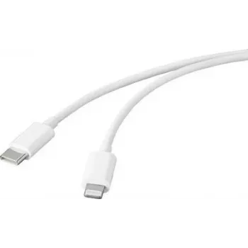 Basetech cable USB USB 2.0 conector USB-C®, conector Apple Lightning 2,00 m blanco BT-2347612
