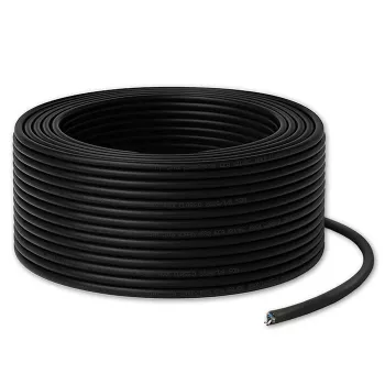 Cable de red Ethernet QOLTEC CAT6 UTP, 50 m, negro