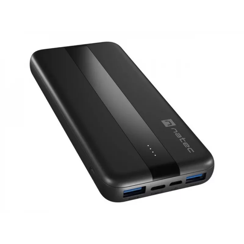 NATEC TREVI SLIM Q V2 polímero de litio (LiPo) 10000 mAh negro