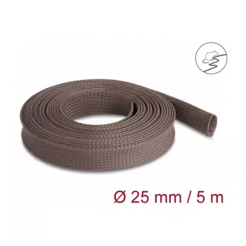 Funda de cable DeLOCK 20906 marrón poliéster 2,5 cm