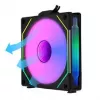 LIAN LI UNI FAN SL-INF 120 ARGB Reverse Blade pack de 3 - negro