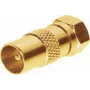 Adaptador ShiverPeaks 85323-G conector macho IEC a conector macho F, conector dorado