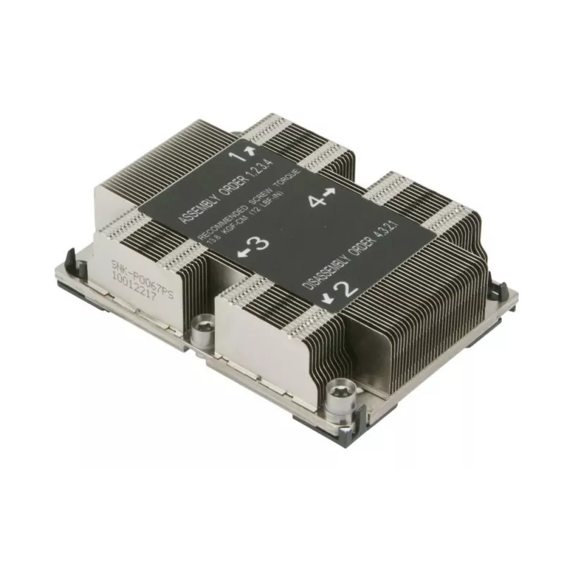 Supermicro SNK-P0067PS sistema de refrigeración para ordenador disipador de CPU