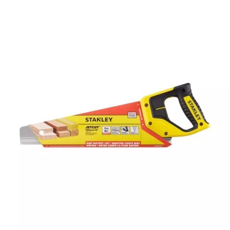 Stanley JetCut 2-15-281 serrucho de mano de dentado grueso, 380 mm