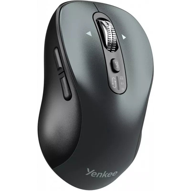 YENKEE YMS 2010BK GYRO Dual ratón inalámbrico, Bluetooth + USB 2,4 GHz