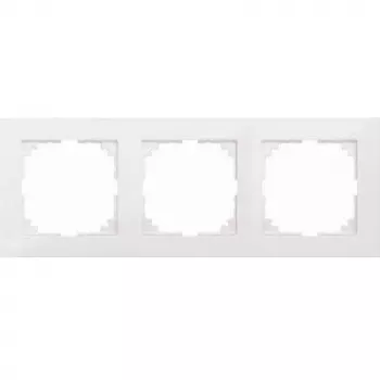 Placa de pared / tapa de interruptor merten MEG4030-3619 — blanco, termoplástico, sin tornillos