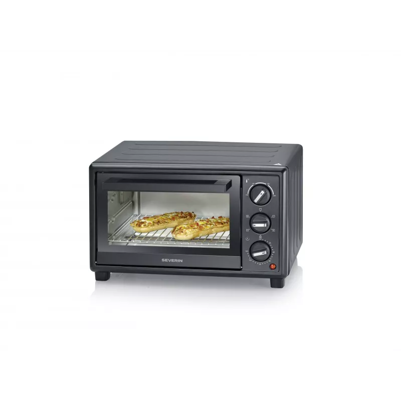 Horno eléctrico de mesa SEVERIN TO 2079 — capacidad 20 l, 1600 W, negro