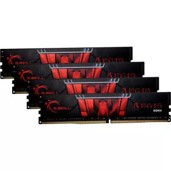 DIMM 64 GB DDR4-3200 (4x 16 GB) Quad-Kit, memoria RAM F4-3200C16Q-64GIS, Aegis, INTEL XMP
