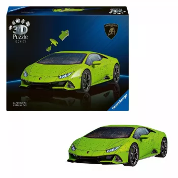 Puzle 3D 158 piezas Lamborghini Huracan EVO verde