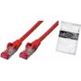 ShiverPeaks BS75711-A0.5R cable de conexión Cat.6a S/FTP (S-STP), 0,5 m, rojo