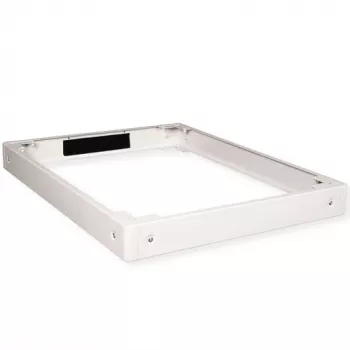 Base de rack ROLINE 800 x 1000 mm gris – soporte de suelo para armarios de red de 19