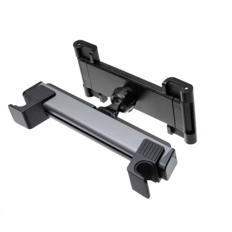 Soporte para tablet FIXED PASSENGER Max — aluminio y plástico, gris espacial, soporte fijo para asientos de acompañante