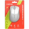 CANYON MW-11, ratón inalámbrico 2,4 GHz, con 3 botones, DPI 1200, pila: AAA*2 uds., blanco perla gris 67*109*38 mm 0,063 kg