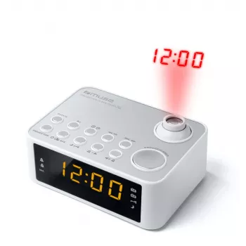 Reloj Muse M-178 PW digital plata blanco