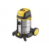 STANLEY SXVC30XTDE aspiradora de sólidos y líquidos, 30 l, 1600 W, acero inoxidable, negro/amarillo