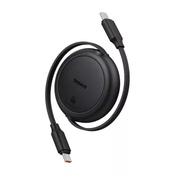 Cable USB-C a USB-C Baseus Free2Pull Mini, 60 W, 1 m, (negro)