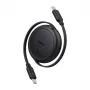 Cable USB-C a USB-C Baseus Free2Pull Mini, 60 W, 1 m, (negro)